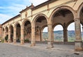 Logge del Vasari in Castiglion Fiorentino, Arezzo, Tuscany, Ital Royalty Free Stock Photo