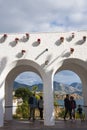 The Loggia on the Balcon de Europa in the Spanish resort of Nerja on the Costa del Sol Royalty Free Stock Photo