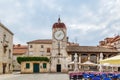 Loggia and clock tower, Trogir, Croatia Royalty Free Stock Photo