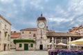 Loggia and clock tower, Trogir, Croatia Royalty Free Stock Photo