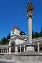 Loggia di San Giovanni with Foreground Lion Statue Royalty Free Stock Photo