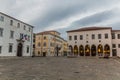 Loggia palace at Titov Trg square in Koper, Sloven Royalty Free Stock Photo