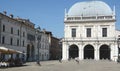 Renaissance atmosphere in Brescia Loggia square