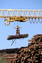 Logging Crane Royalty Free Stock Photo