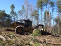 Logging Skidder Royalty Free Stock Photo