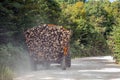 Logging tractor Royalty Free Stock Photo