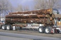 A logging truck