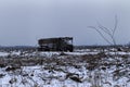 logging truck carries a roundwood