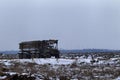 logging truck carries a roundwood