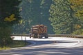 Logging Truck full haul Royalty Free Stock Photo