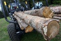 Logging Truck Loaded Royalty Free Stock Photo