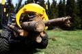 Logging Truck Loaded Royalty Free Stock Photo