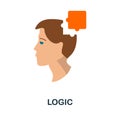 Logic icon. Simple element from core values collection. Creative Logic icon for web design, templates, infographics and