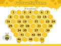 Fill the correct number of Beehive part one