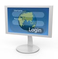 Login Royalty Free Stock Photo