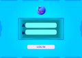 Login box password user identifying form networking security window web background vector illustration Royalty Free Stock Photo