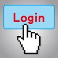 Login Concept Royalty Free Stock Photo