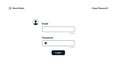 Login form UI with email and password fields user interface AI-Generated Royalty Free Stock Photo