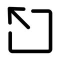 Login Line Style vector icon which can easily modify or edit