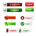 Login and logout