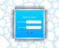 Login page