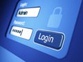 Login and password