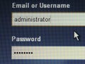 Login username password