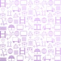 Logistic business wallpaper. Delivery and distribution pattern. Global logistics pattern in purple. Vector transportation illustr