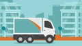 Logistic cargo courier delivery service