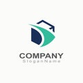 Logistic express Logo for business and delivery company design