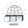 Logistic services with sphere planet