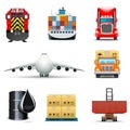 Logistic and transportation icons | Bella series