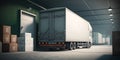 logistics cargo and delivery industry concepts with package and service system.business economy demand and supply.generative ai