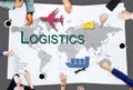 Logistics Freight Management Storage Supply Concept