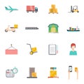 Logistics Icons Set