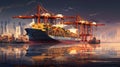 logistics industry ship cargo
