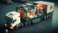 Logistics and transportation, Integrated warehousing and transportation operation service. Generative AI