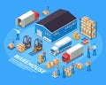 Logistics And Warehouse Concept