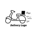 Delivery & Courier Motorbike Logo for your business