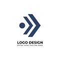 Creative abstract logo vector for business Royalty Free Stock Photo