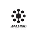 Creative abstract logo vector for business Royalty Free Stock Photo