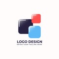 Creative abstract logo vector image for business Royalty Free Stock Photo