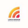 Creative abstract logo vector image for business