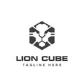 Hexagon hive Lion stones logo