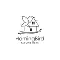 Home Humming Bird Real Estate Logo