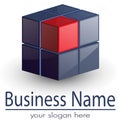 Logo 3d Royalty Free Stock Photo