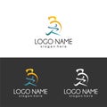 logo abstract suitable for any business and company. ready for digital and print