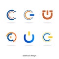 Logo abstract initial C