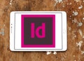 Adobe InDesign program logo Royalty Free Stock Photo