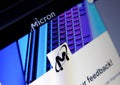 Micron semiconductor logo